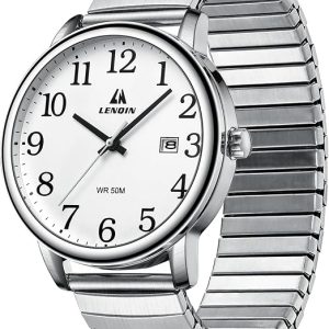 Alternative view of LN LENQIN Mens Watches Easy Read Analog Quartz Waterproof Watch for Men