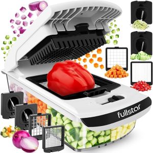 Fullstar Pro Original Vegetable Chopper & Spiralizer, All-in-1 Kitchen Tool