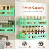 Sevenblue 4-Pack Magnetic Spice Rack for Refrigerator with Hooks, Green - Image 4