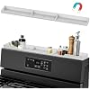 AWOKE Stove Top Shelf 30 Inch - Silicone Material Magnetic Shelf for The Stove - 3 Functional Partitions Kitchen Spice Rack Organizer