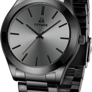Alternative view of LN LENQIN Mens Watches Waterproof Stainless Steel Watch for Men