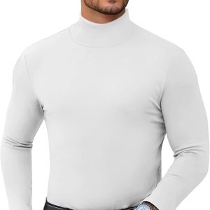 Men's Turtleneck Casual Basic High Neck