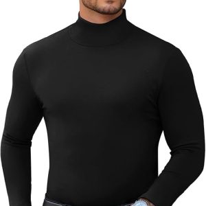 Alternative view of Men's Turtleneck Casual Basic High Neck