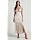 Alternative view of Strappy Heels for Women Chunky Heels High Heeled Sandals with Lace Up Fahsion Casual Nude Block Heel Sandals