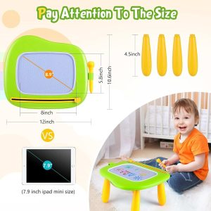 Alternative view of Smasiagon Toddler Toys Age 1-2 Year Old Boys Girls, Magnetic Drawing Doodle Board Pad Educational Learning Toys for 1 2 3 Year Old Boys Girls Gifts Birthday Party (Green)