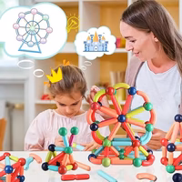 Alternative view of Magnetic Building Blocks Educational Toy
