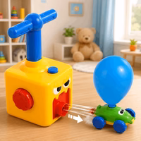 Alternative view of Balloon Powered Pumping Car Toy Set for Toddlers