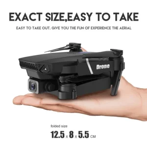Alternative view of E88 PRO Drone with LED Lights & Camera